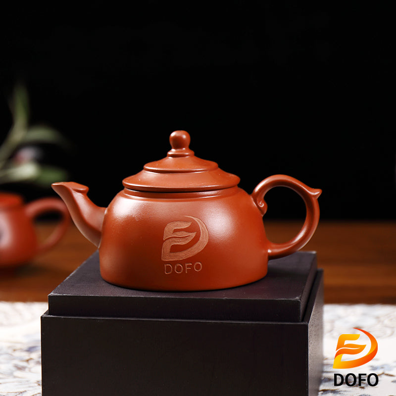 Personalized Chaozhou Zisha Teapot – Custom Engraved Gongfu Tea