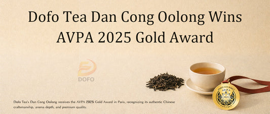 Dofo Tea Dancong Oolong Wins the AVPA 2025 Gold Award