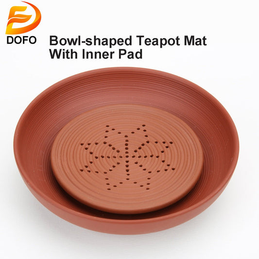 Bowl-shaped Teapot Mat With Inner Pad(chinese tea set)-5