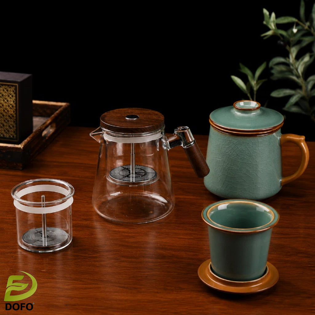 Glass Teapot with Removable Infuser -7