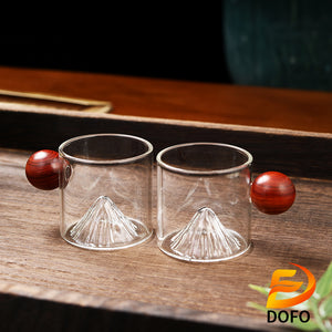 Glass Sequoia Cup(Chinese Tea Set)