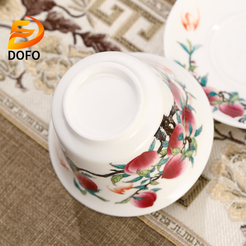 Sancai Hover Tea Cover Bowl tea set-4