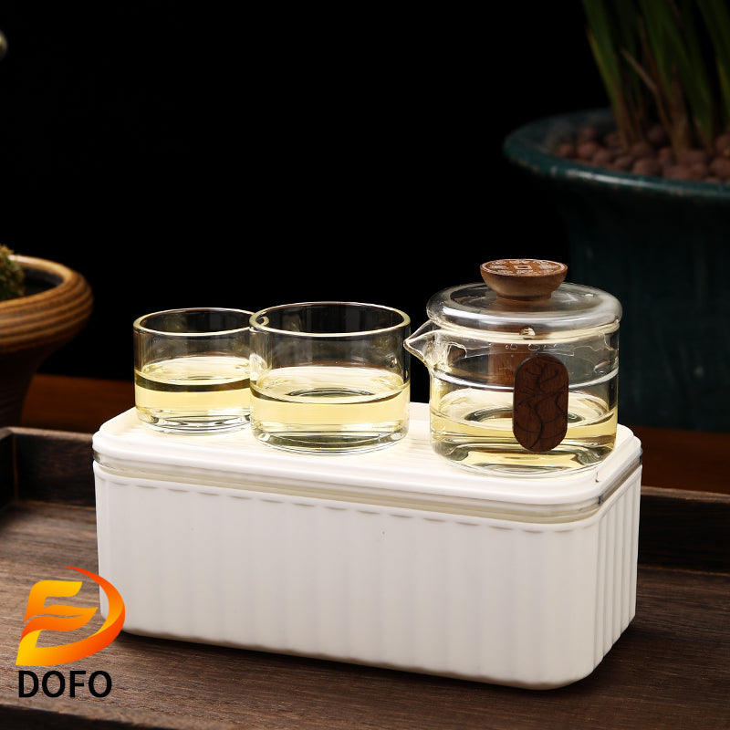 Glass tea sets and storage box(Chinese Tea Set) – Chinese Tea Culture