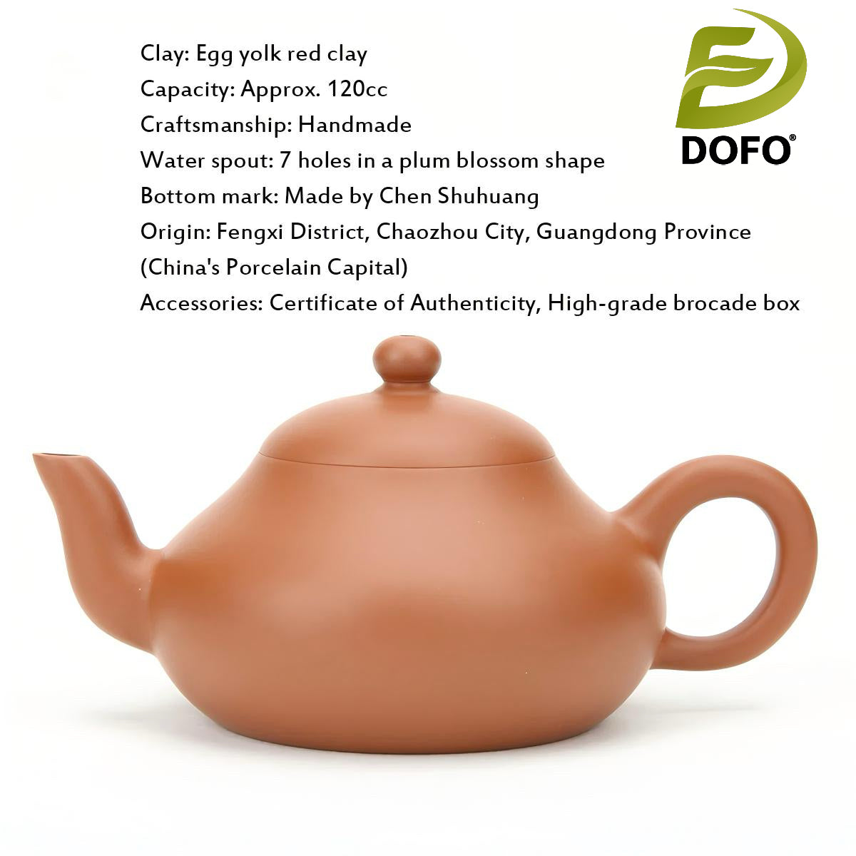 Chen Shuhuang's Dwarf Pear Teapot(Chinese Tea Set)12