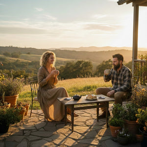 Coaster + Storage Box - Brown