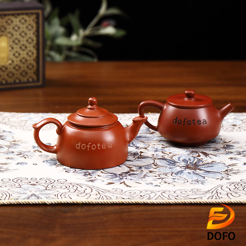 Personalized Chaozhou Zisha Teapot – Custom Engraved Gongfu Tea
