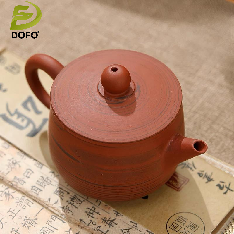 Personalized Chaozhou Zisha Teapot - Custom Engraved Gongfu Tea