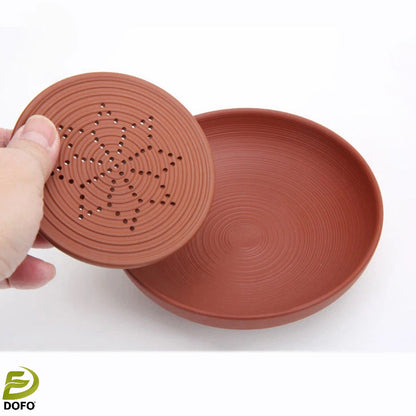 Bowl-shaped Teapot Mat With Inner Pad(chinese tea set)-5