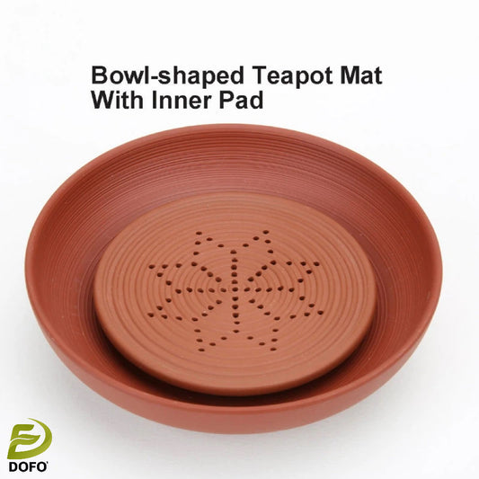 Bowl-shaped Teapot Mat With Inner Pad(chinese tea set)