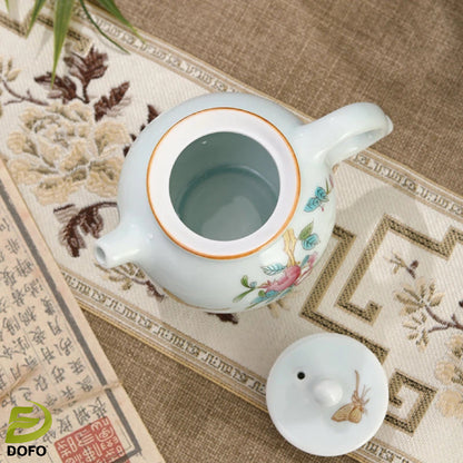 Celadon wishful teapot tea set-2
