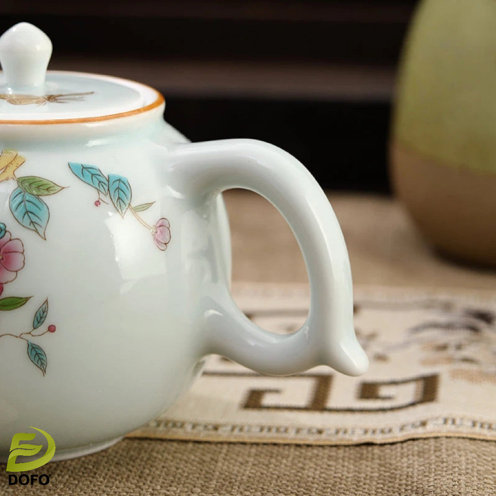 Celadon wishful teapot tea set-2