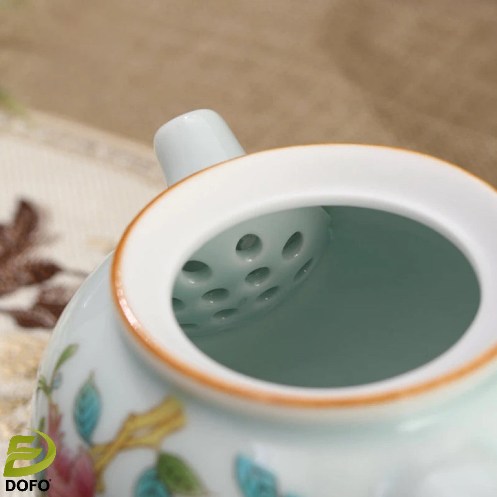 Celadon wishful teapot tea set-2