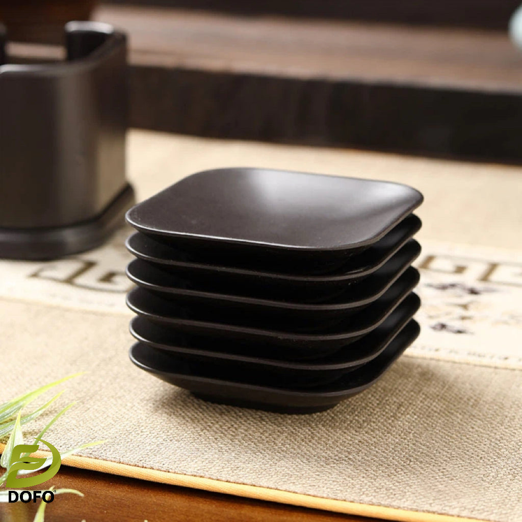 Bakelite Square Coaster and Storage Box(chinese tea set)