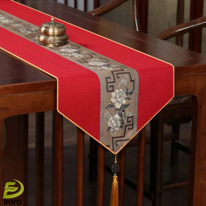 New Chinese Zen Table Runner (Chinese Tea Set)