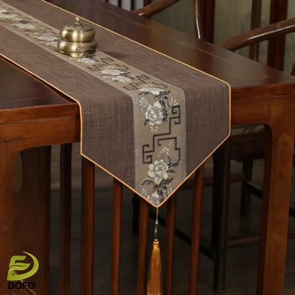 New Chinese Zen Table Runner (Chinese Tea Set)