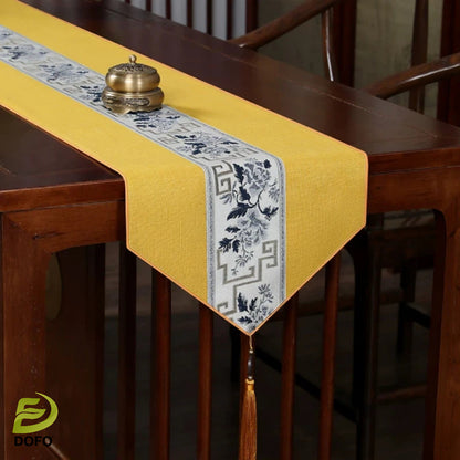 New Chinese Zen Table Runner (Chinese Tea Set)