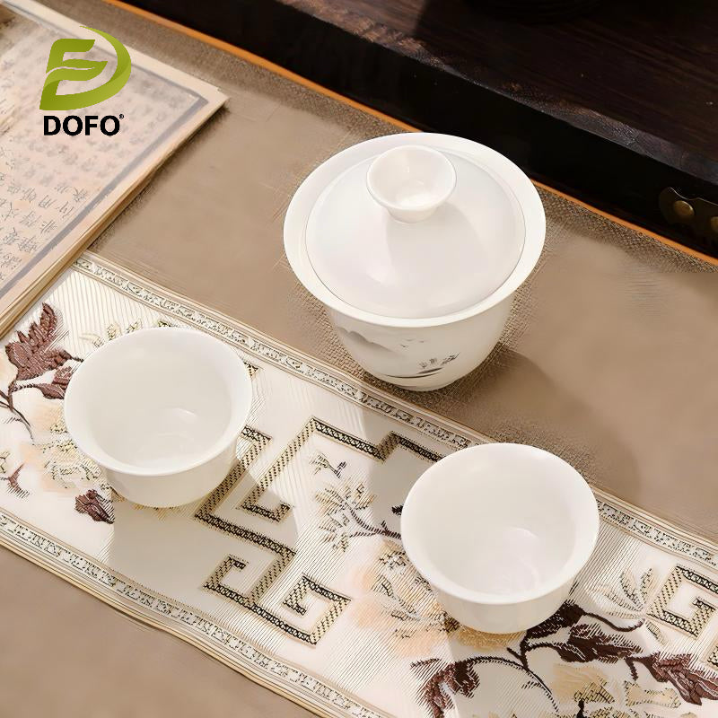 Old Man Fishing Gaiwan Travel Tea Set（chinese tea set）2