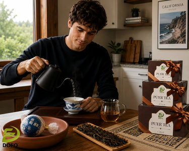 Green Mandarin Pu-erh Tea (Xiao Qing Gan)