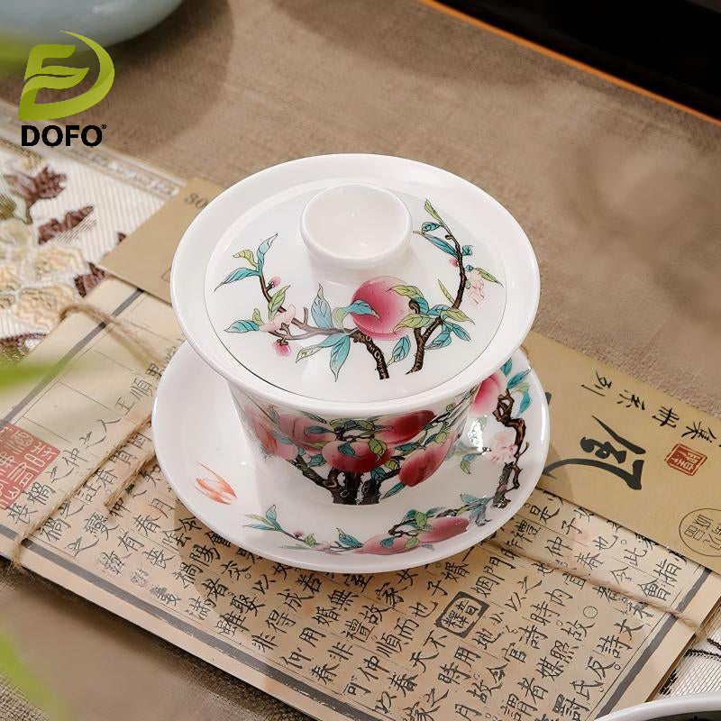 Sancai Hover Tea Cover Bowl(Chinese Tea