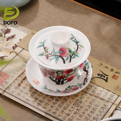 Sancai Hover Tea Cover Bowl(Chinese Tea