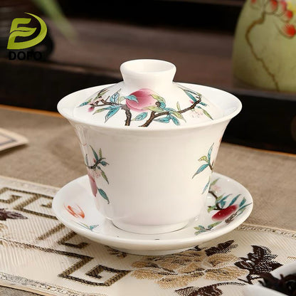 Sancai Hover Tea Cover Bowl(Chinese Tea2