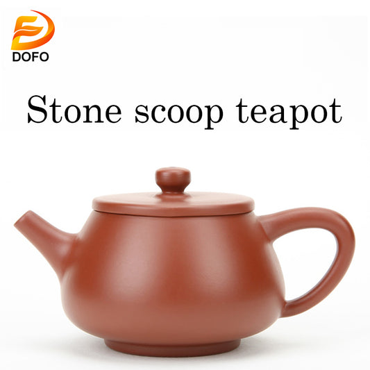 Stone scoop teapot (Chinese Tea Set)